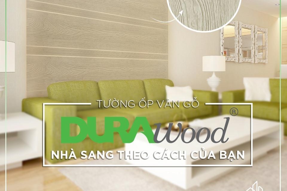 Tấm ốp tường phòng khách DURAflex