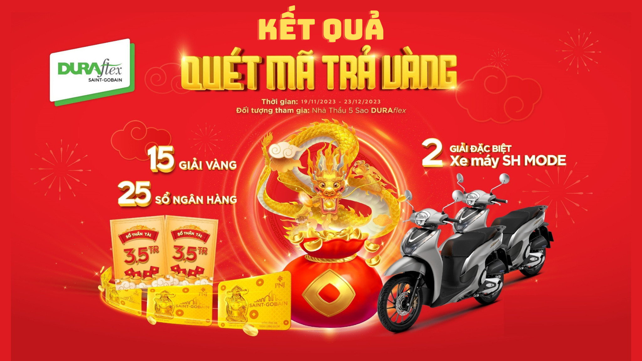 Miền Nam | Kết Quả CTKM Quét Mã Trả Vàng - Kỳ 2-3 (19.11 - 23.12.2023)