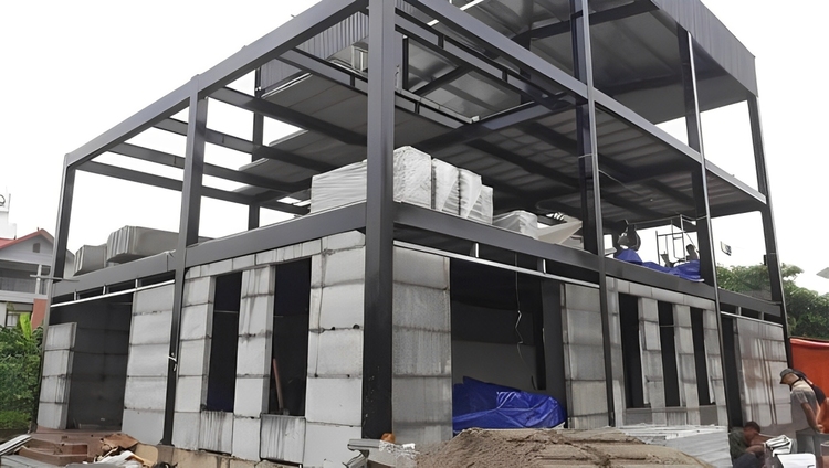 Báo giá xây dựng nhà khung thép tiền chế