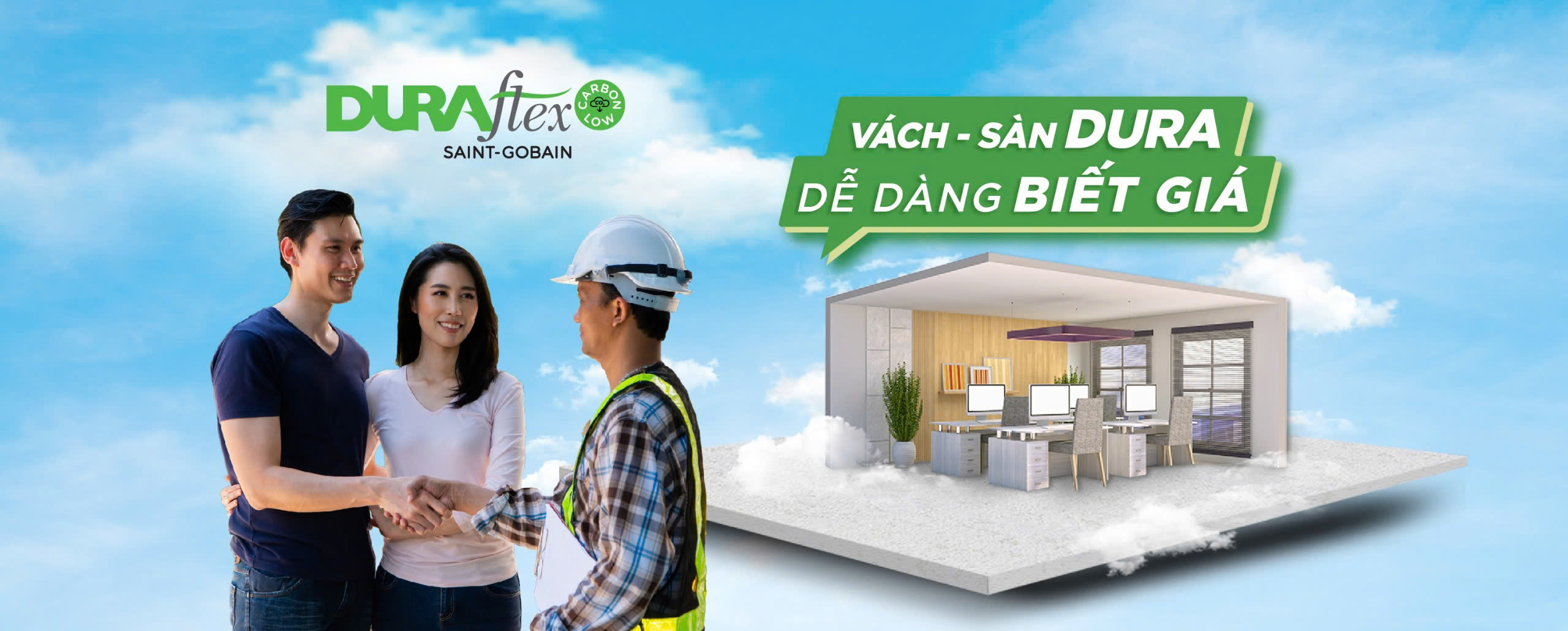 BẢNG GIÁ KHUYẾN NGHỊ SẢN PHẨM SÀN VÁCH TỪ DURAflex