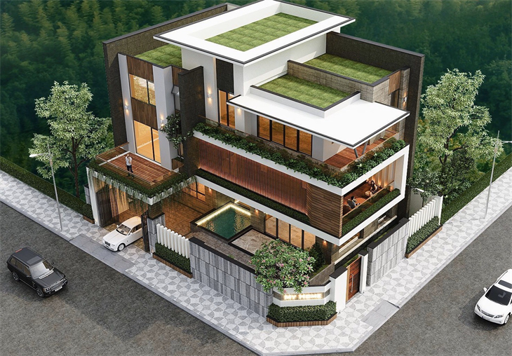 100+ Mẫu thiết kế biệt thự đẹp, hiện đại, sang trọng nhất 2025