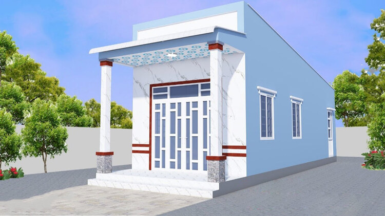 Xây nhà cấp 4 khoảng 150 triệu ở nông thôn