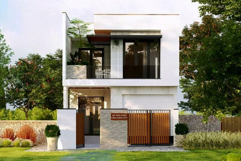 30+ Mẫu nhà 1 trệt 1 lầu 5x20 đẹp, ấn tượng, xu hướng 2025