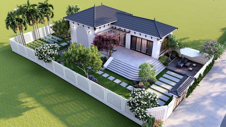 150+ Mẫu nhà vườn đẹp, hiện đại, thịnh hành nhất 2025