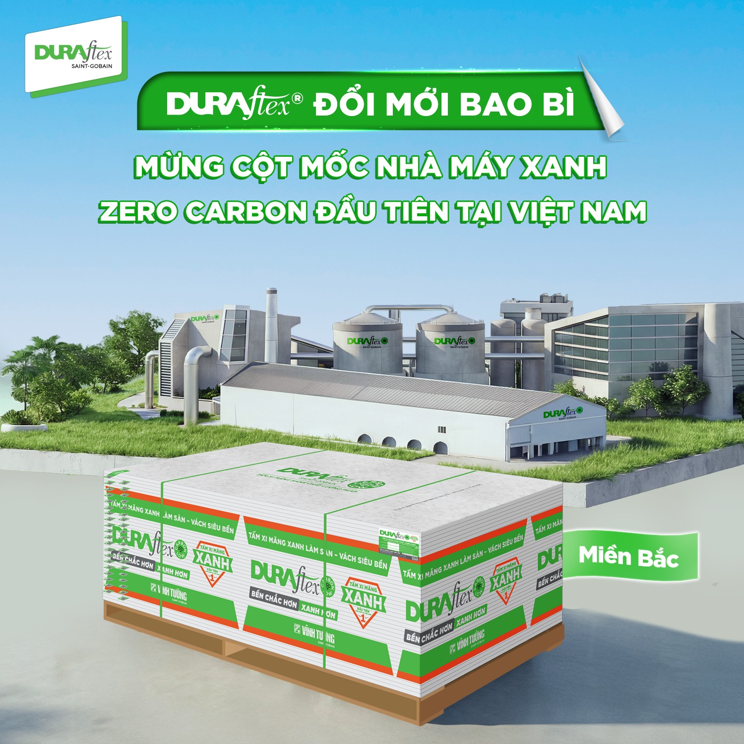 V/v CẬP NHẬP BAO BÌ MỚI MỪNG CỘT MỐC NHÀ MÁY XANH ZERO CARBON ĐẦU TIÊN TẠI VIỆT NAM 
