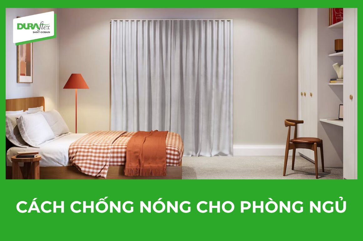 14 cách chống nóng cho phòng ngủ
