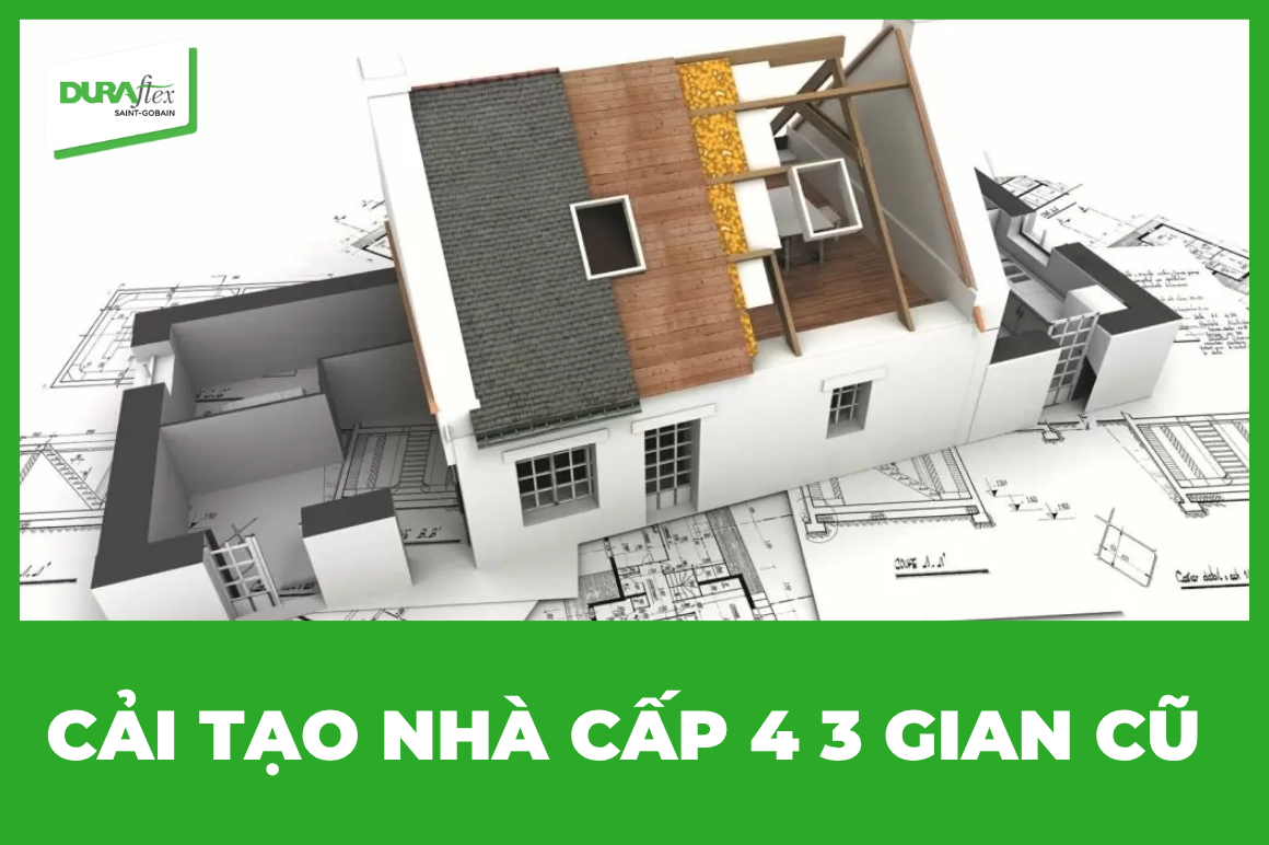 cải tạo nhà cấp 4 3 gian cũ
