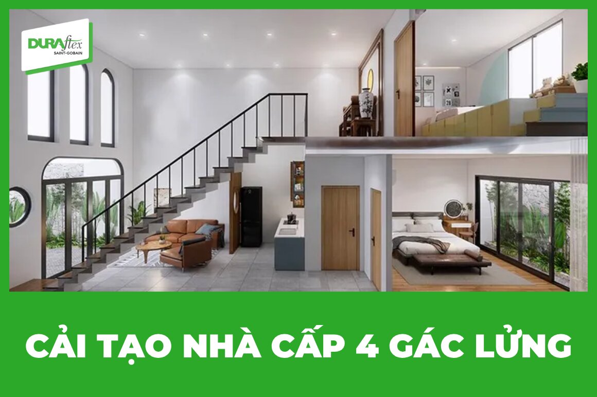 cải tạo nhà cấp 4 gác lửng