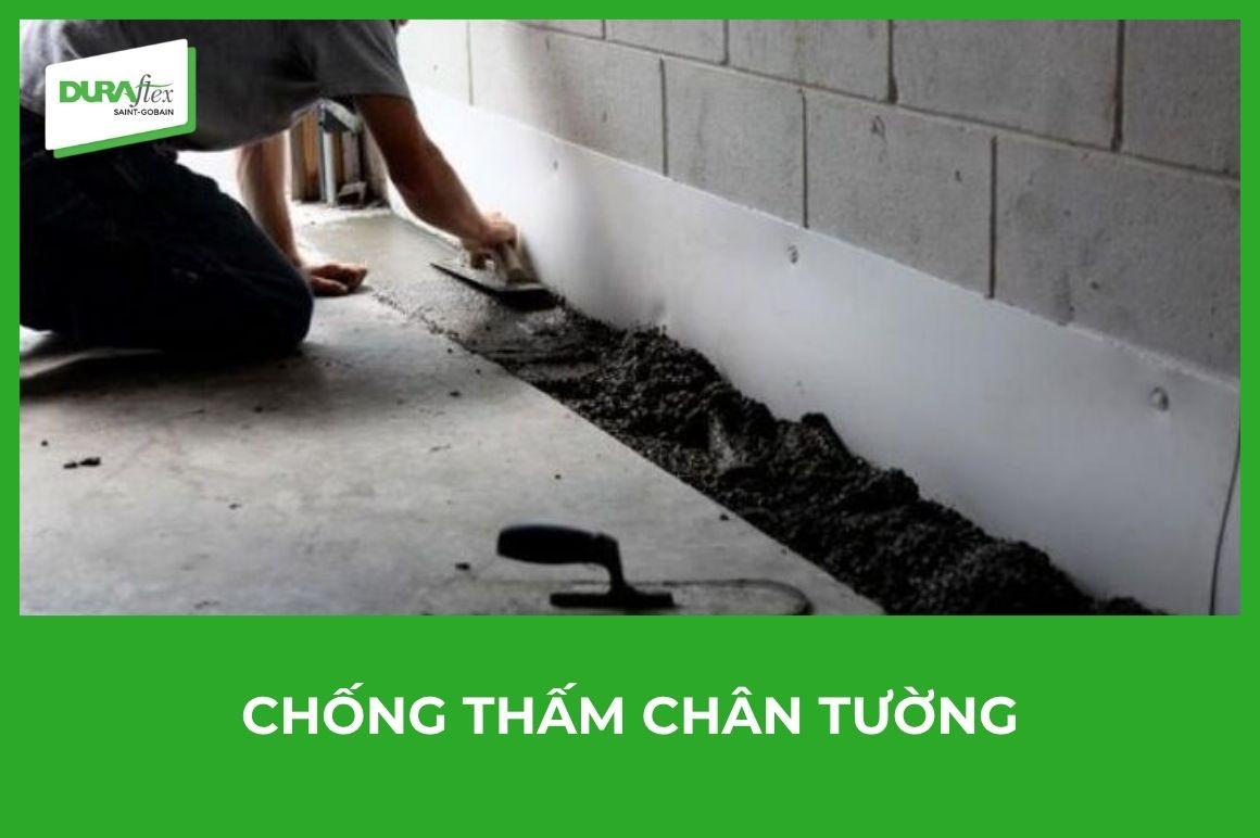 4 giải pháp chống thấm chân tường quy trình chuẩn