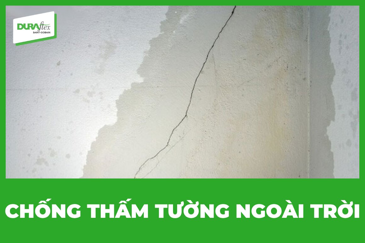 Hướng dẫn cách chống thấm tường ngoài trời