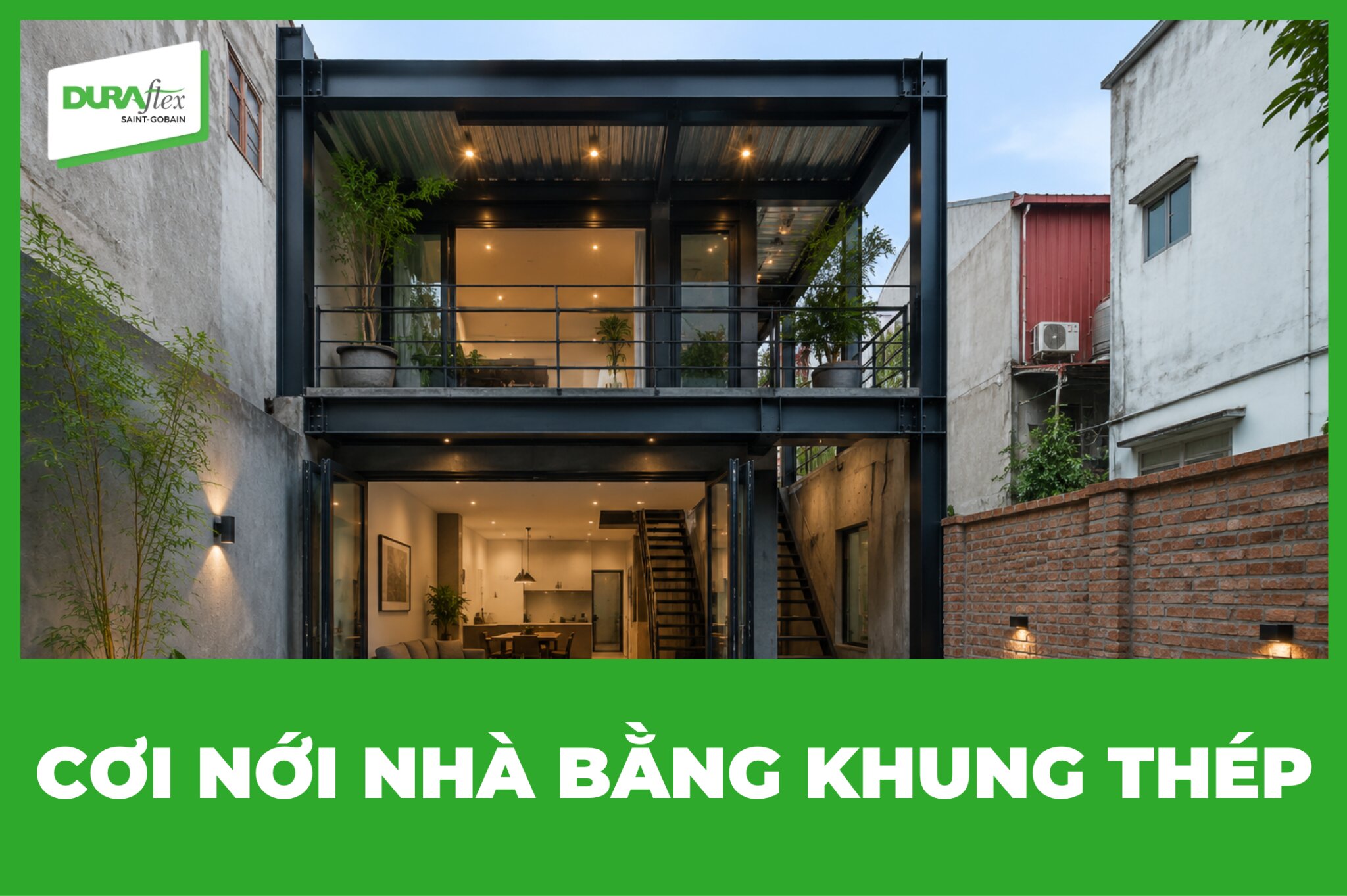 cơi nới nhà bằng khung thép