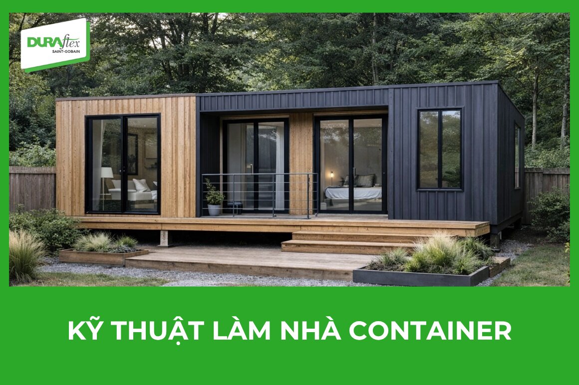 kỹ thuật làm nhà container