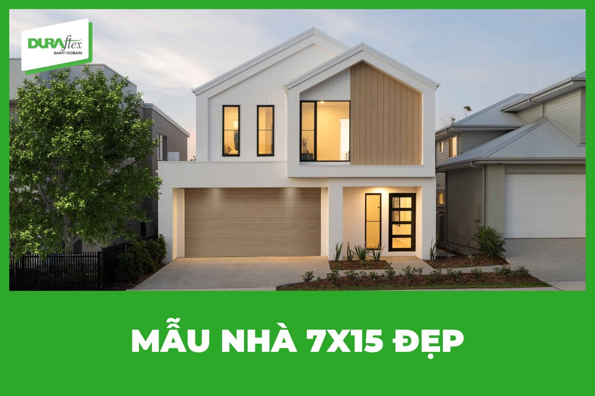mẫu nhà 7x15 đẹp
