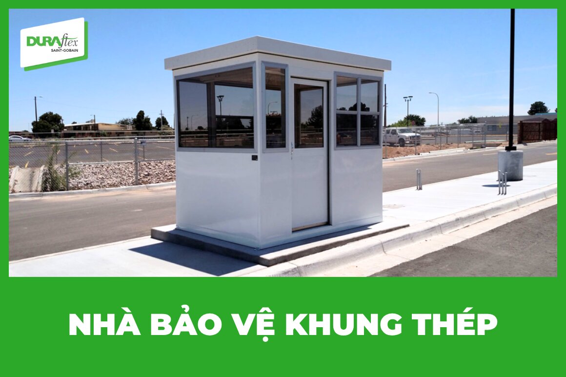 nhà bảo vệ khung thép