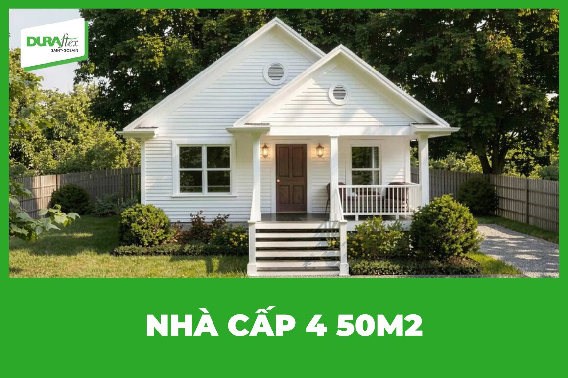 mẫu nhà cấp 4 50m2