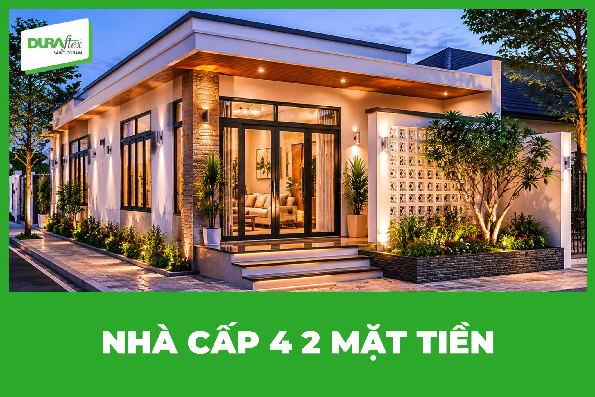 nhà cấp 4 2 mặt tiền
