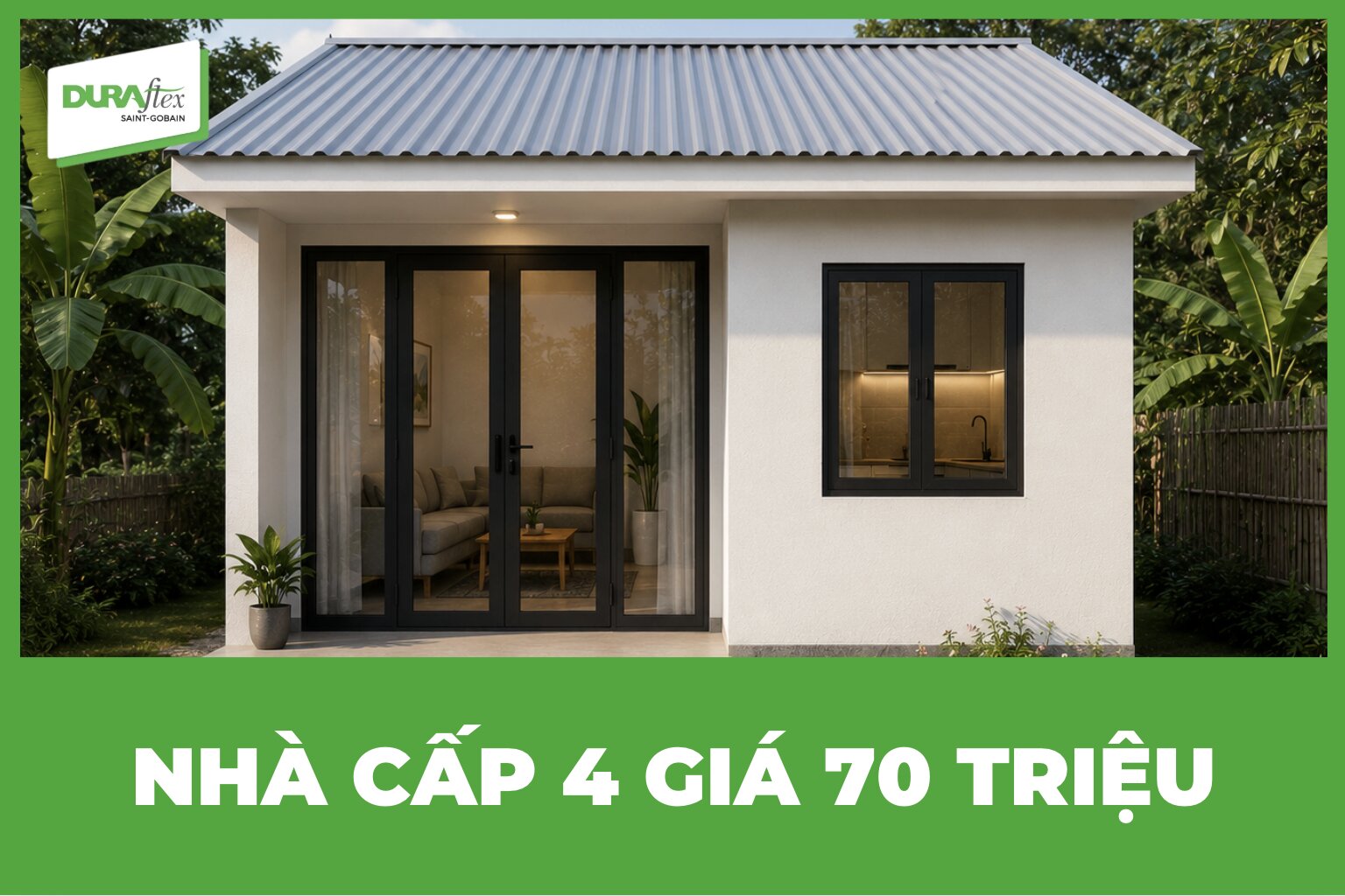 nhà cấp 4 giá 70 triệu