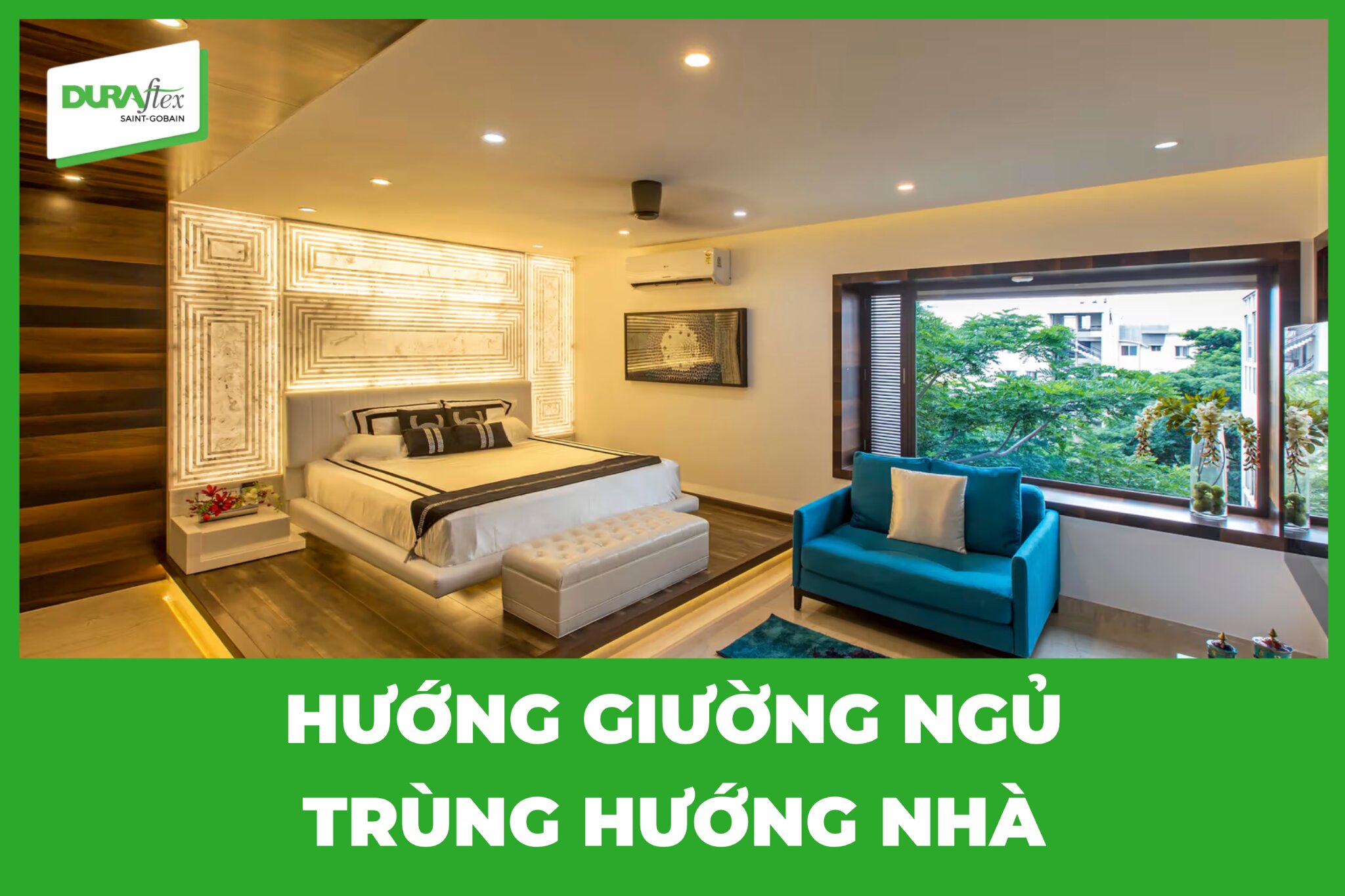 Hướng giường ngủ trùng hướng nhà