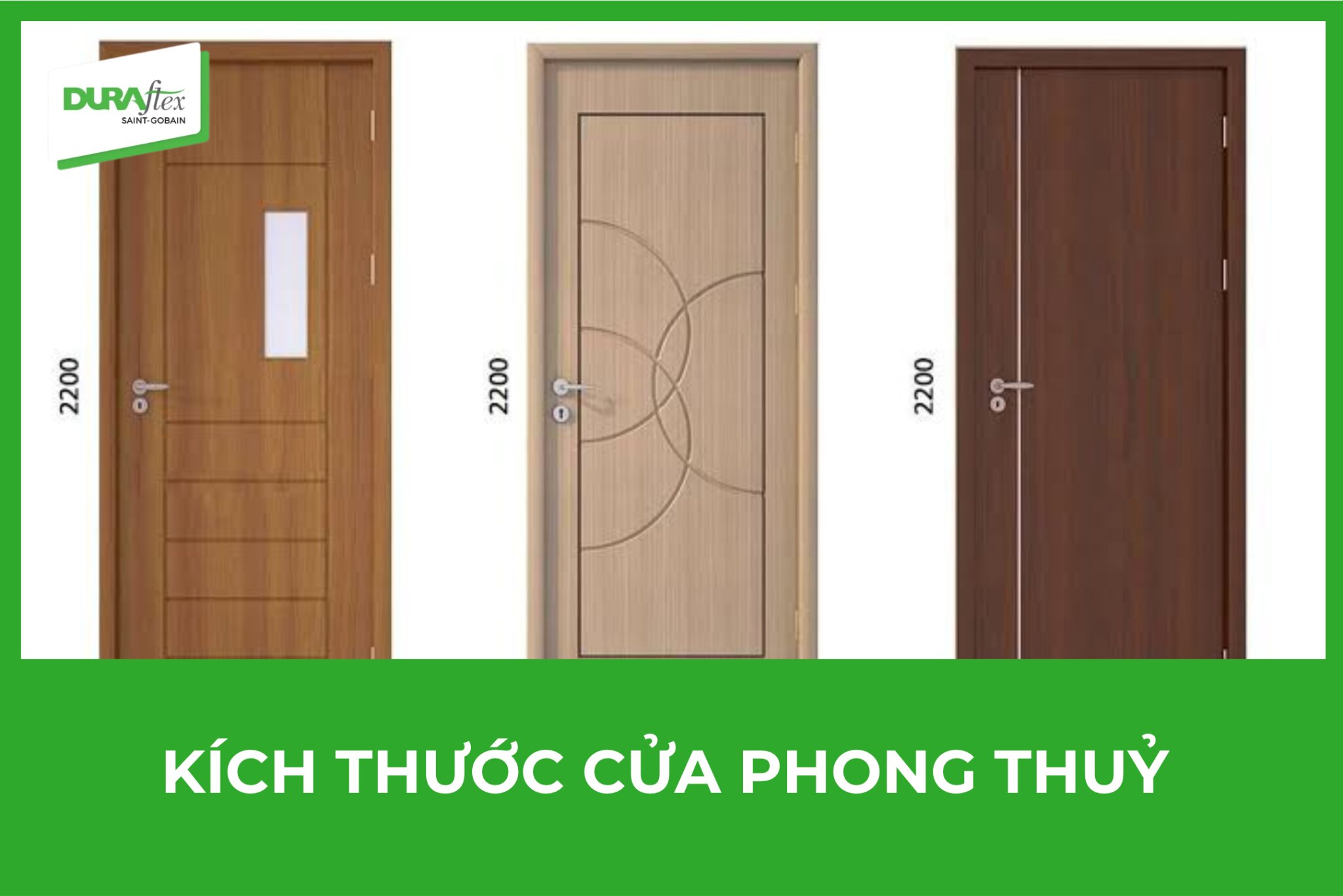 Kích thước cửa phong thủy