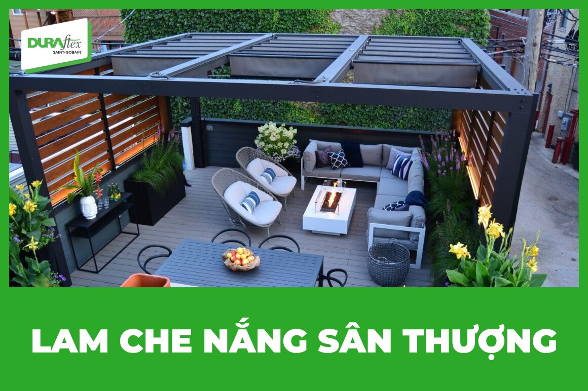 Lam che nắng sân thượng