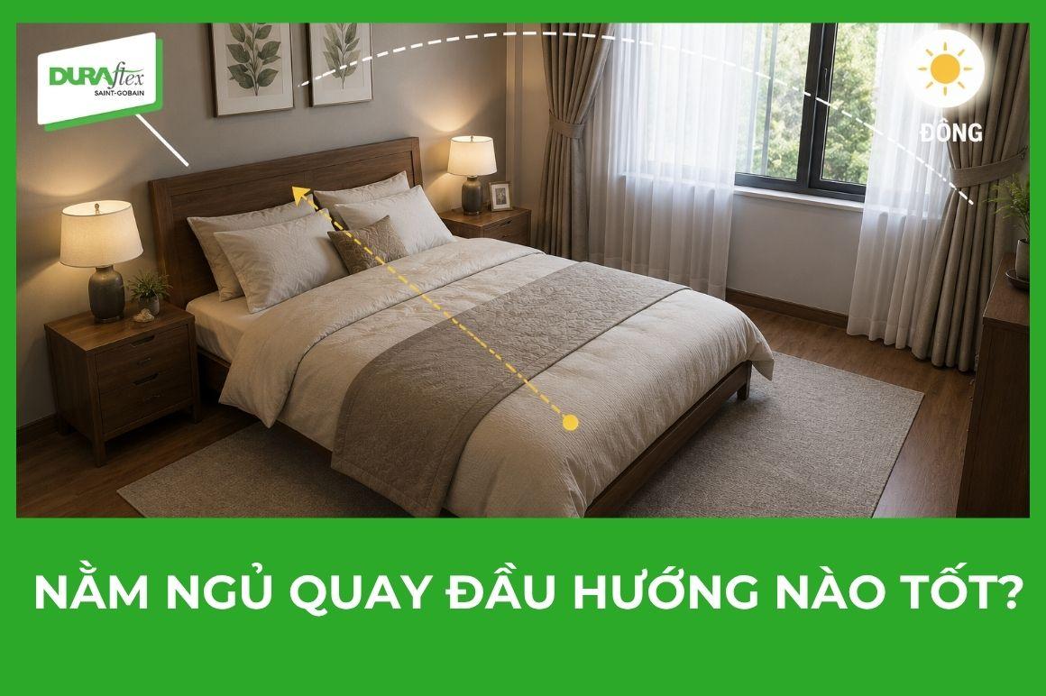 Nằm ngủ quay đầu hướng nào tốt để ngủ ngon