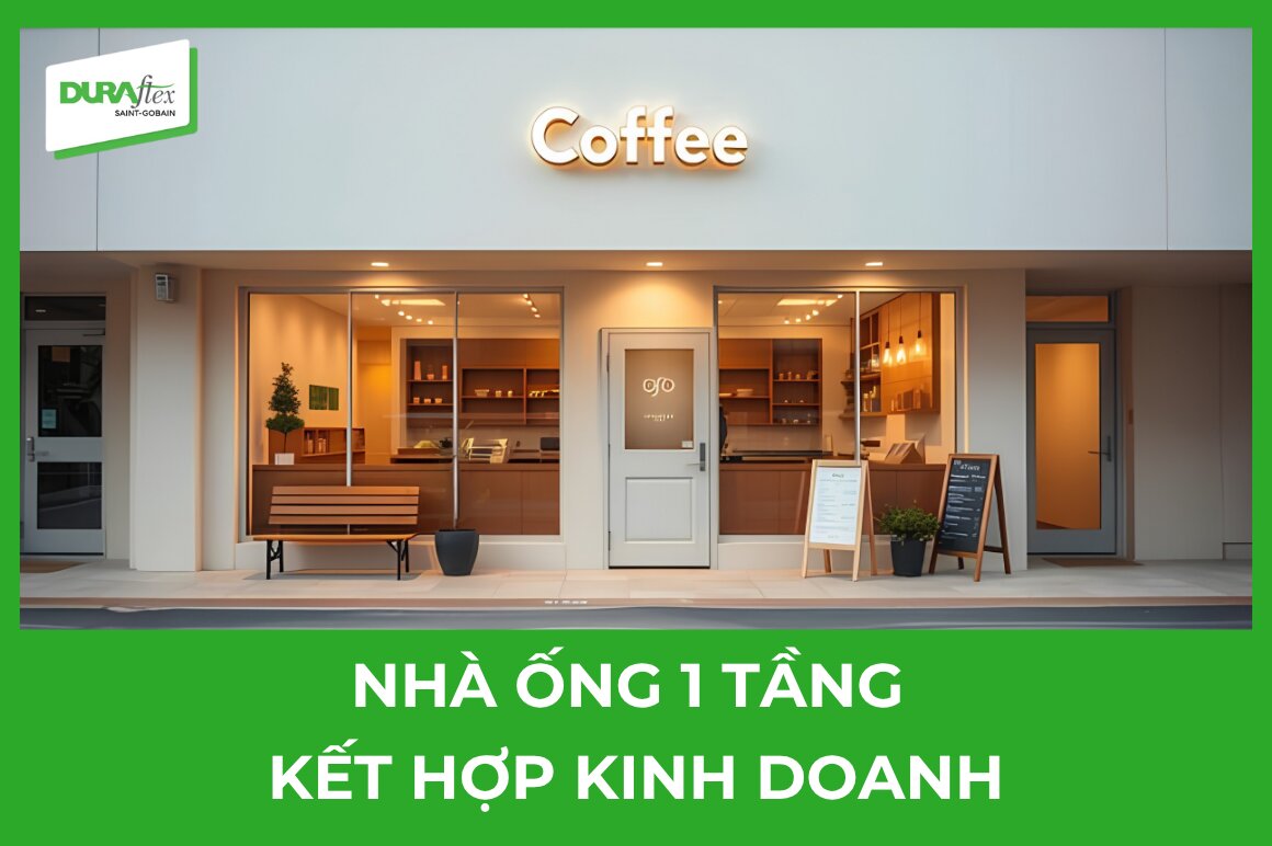 Nhà ống 1 tầng kết hợp kinh doanh