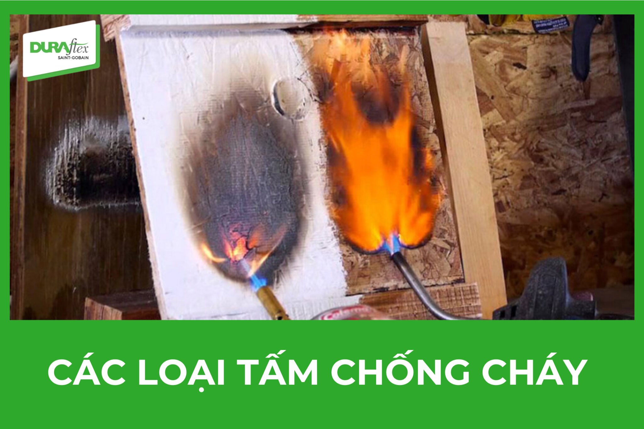 Các loại tấm chống cháy