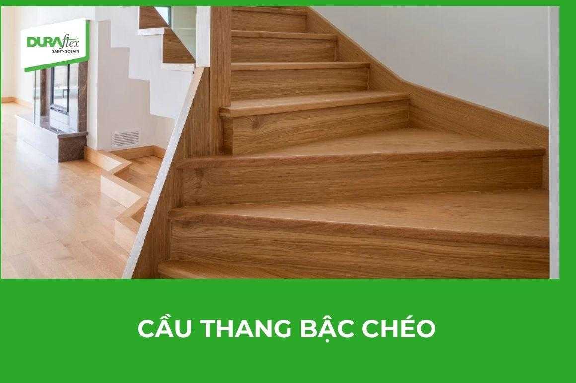 Cầu thang bậc chéo