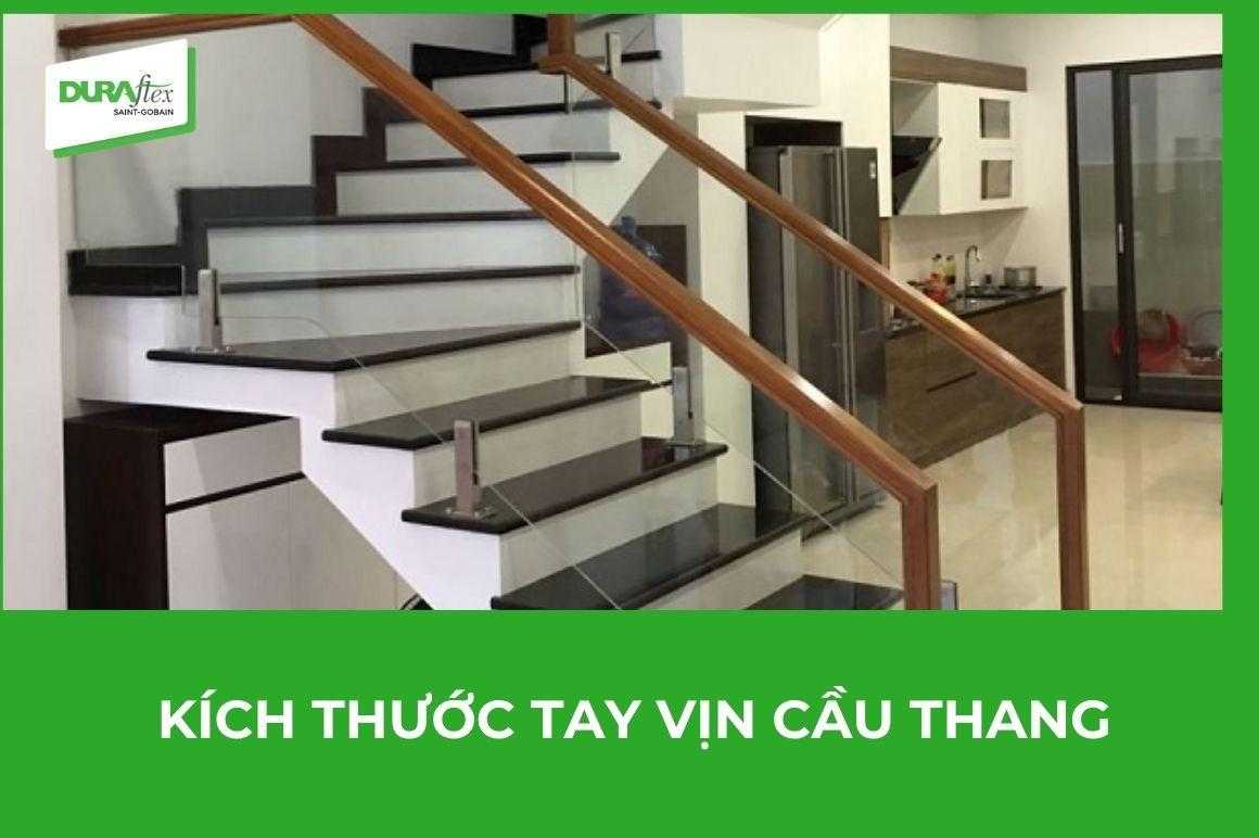 Kích thước tay vịn cầu thang