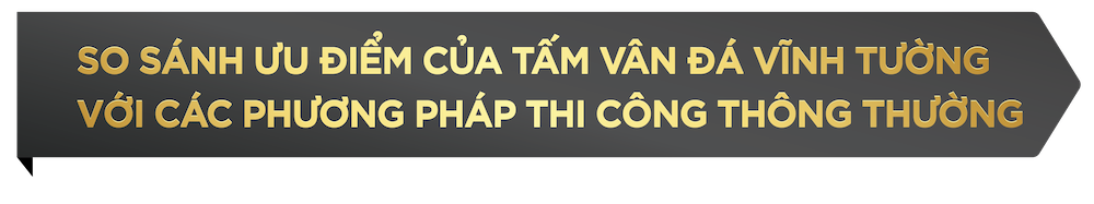 so sánh tấm vân đá với phương pháp thi công thông thường