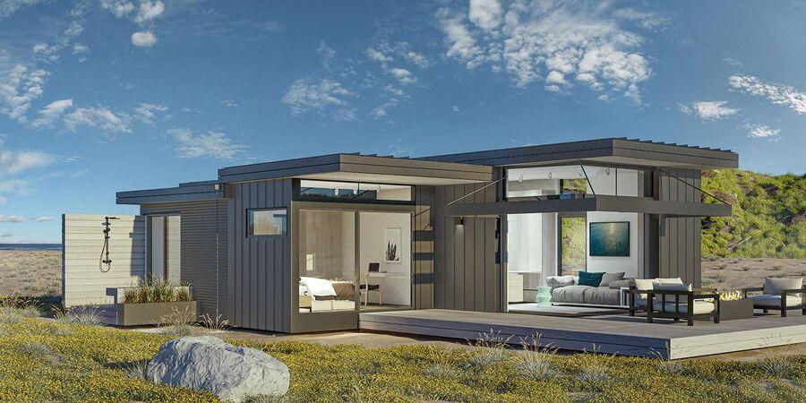 Mẫu nhà lắp ghép 30 triệu 40m2 có 2 phòng ngủ bền đẹp, tiện nghi