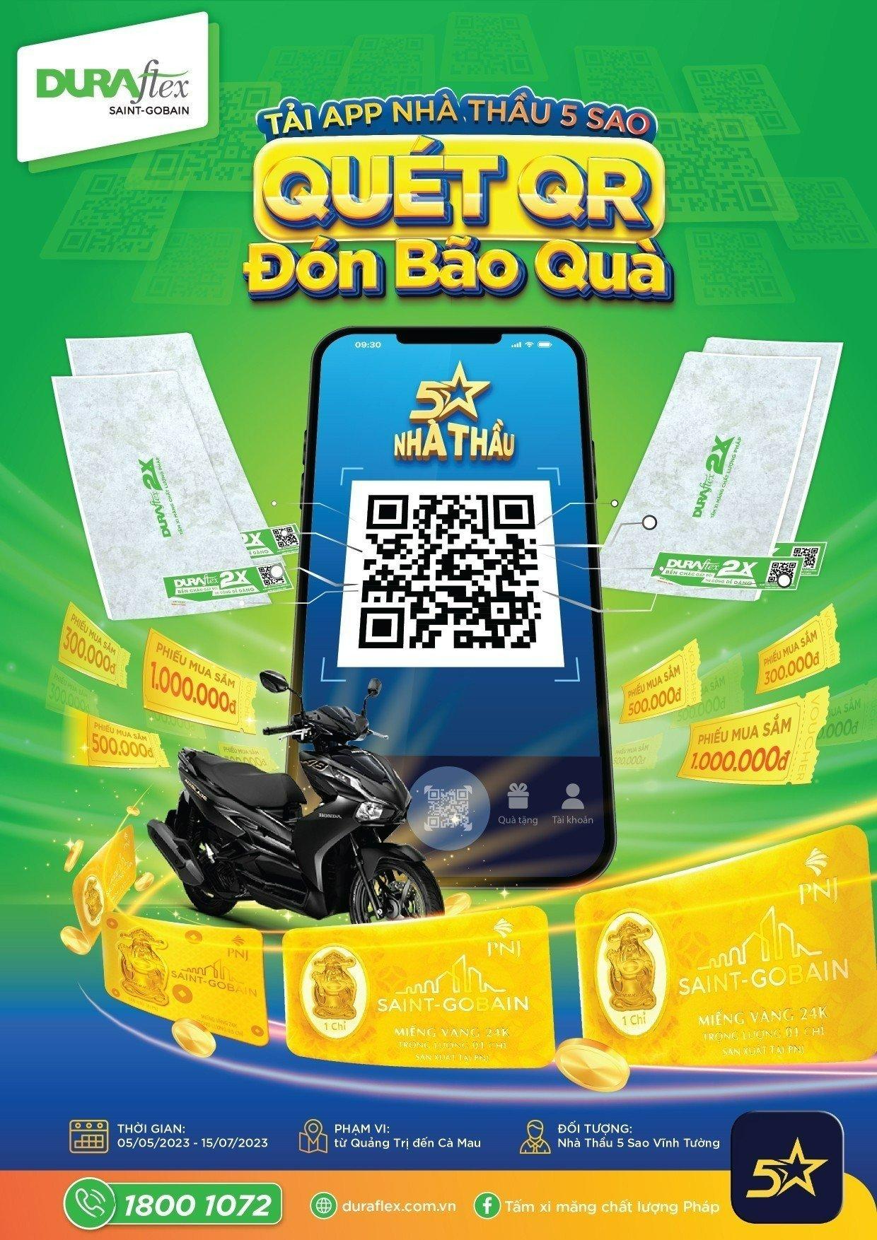 quét mã qr đón bão quà cùng Vĩnh Tường