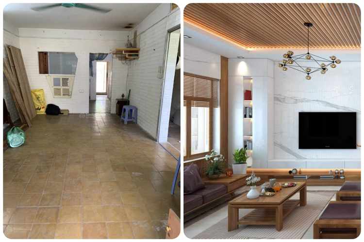 Cải tạo nhà có quy mô nhỏ thành quy mô lớn, rộng rãi, khang trang