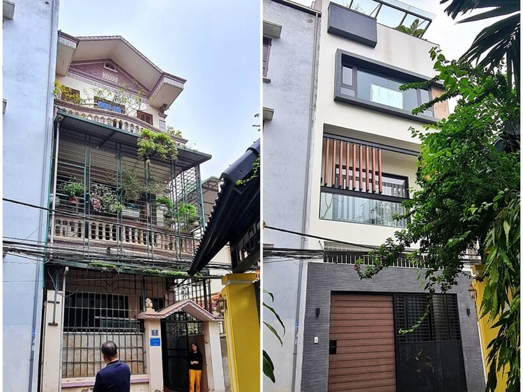 Cải tạo nhà 3 tầng từ lỗi thời sang hiện đại, sang trọng