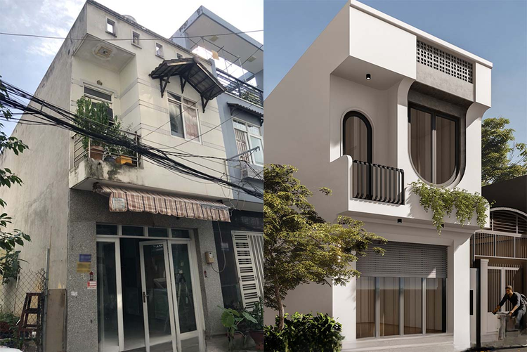 Cải tạo nhà phố xuống cấp, lỗi thời thành căn nhà hiện đại, tiện nghi