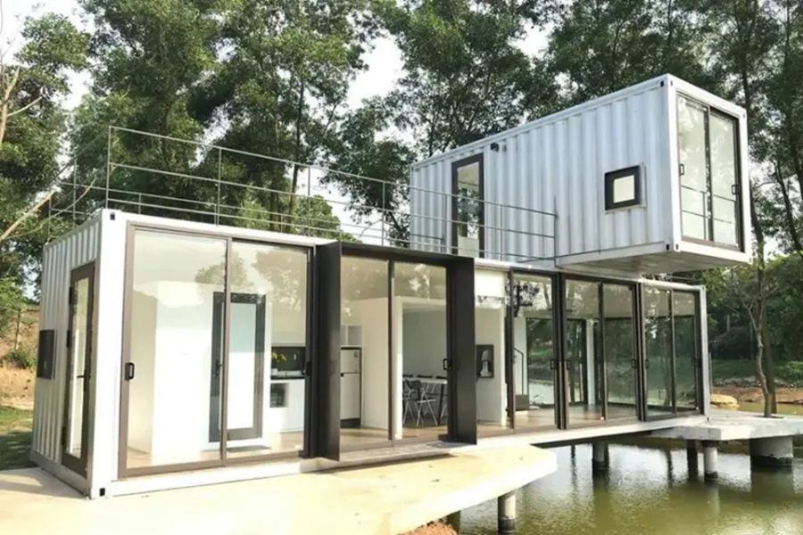 Mẫu nhà container văn phòng sang trọng, đầy đủ tiện nghi