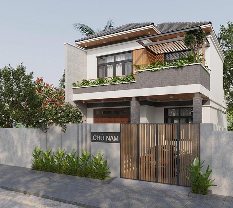 Mẫu nhà 2 tầng đẹp giá 1 tỷ với thiết kế 1 trệt 1 lầu đẹp, hiện đại