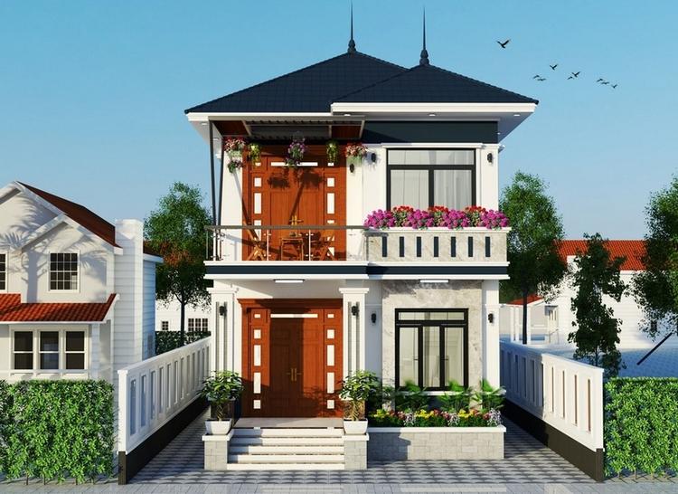 Yếu tố thiết kế và phong cách góp phần ảnh hưởng đến chi phí xây nhà 2 tầng đẹp giá 1 tỷ