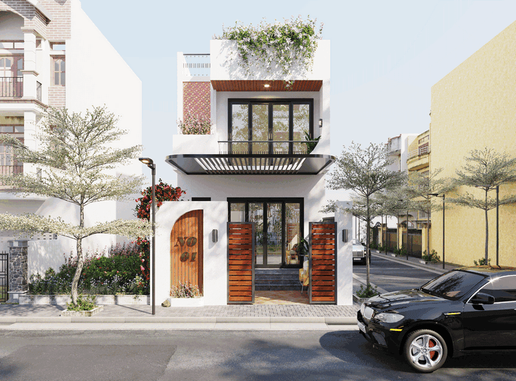 Vật liệu xây dựng cũng ảnh hưởng đến chi phí xây nhà 2 tầng đẹp giá 1 tỷ