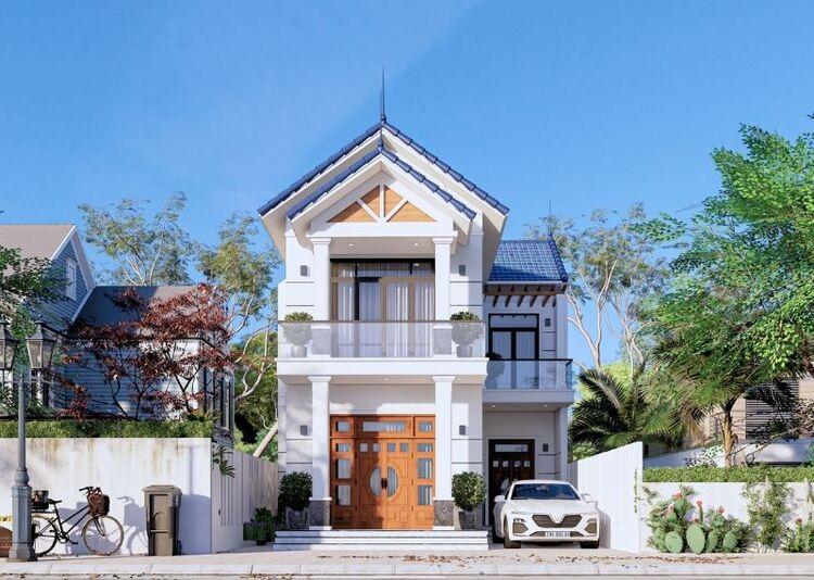 Mẫu nhà 2 tầng giá 700 triệu ở nông thôn đẹp, đầy đủ tiện nghi 