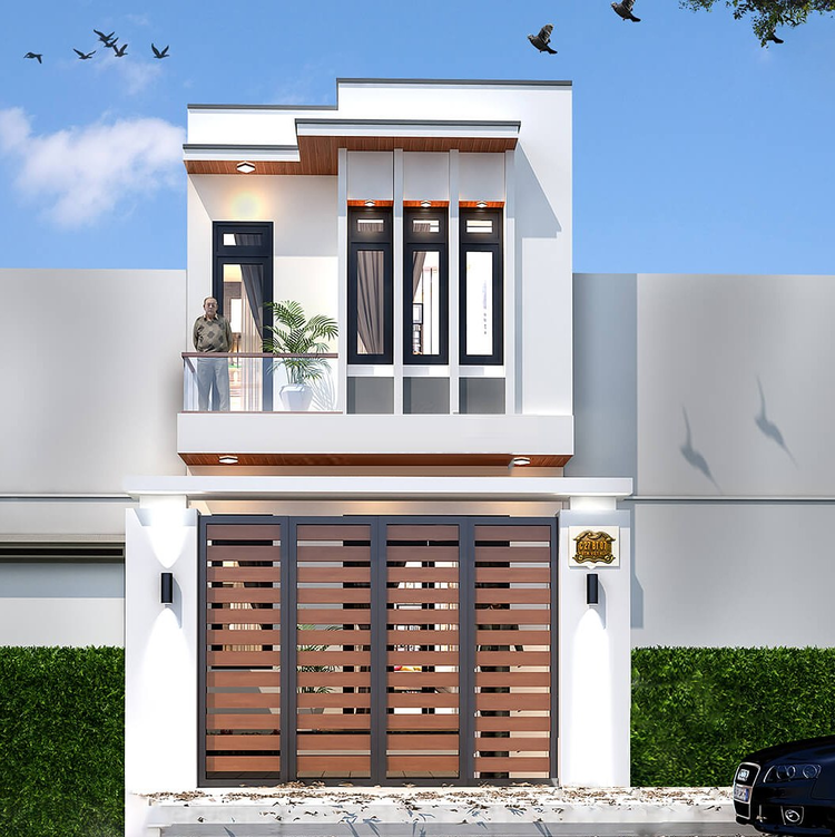 Vật liệu xây nhà 2 tầng đẹp, tiết kiệm chi phí 