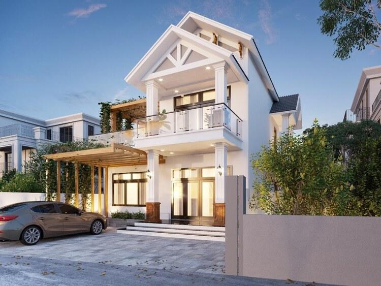 Mẫu nhà 2 tầng đẹp giá 1 tỷ ở nông thôn sang trọng, đẳng cấp 