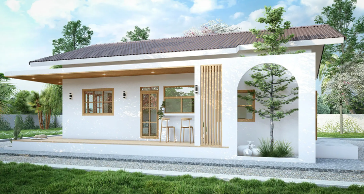 Thiết kế nhà cấp 4 nông thôn 250 triệu khoa học