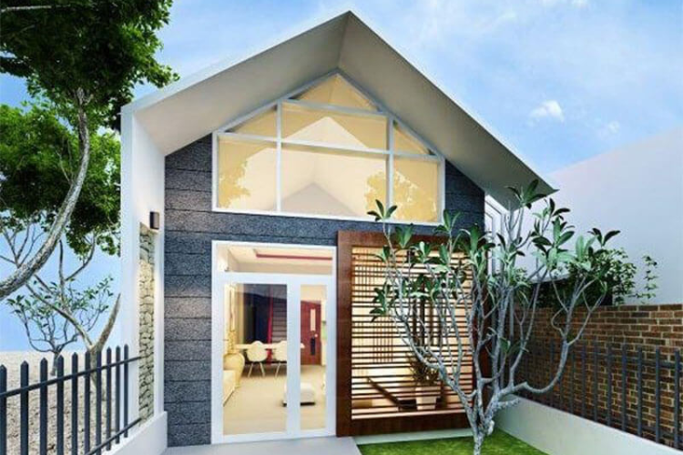 Mẫu nhà cấp 4 nông thôn 250 triệu có gác lửng đẹp