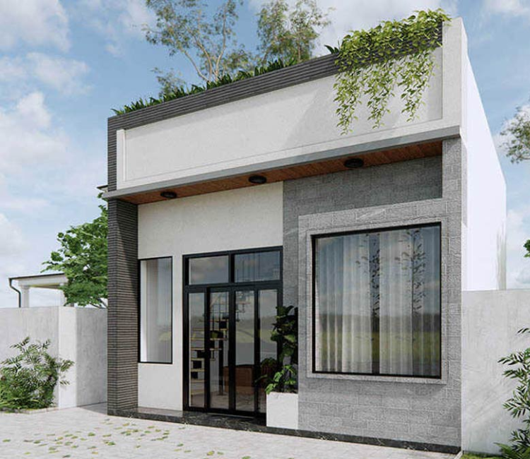 Mẫu nhà cấp 4 nông thôn 250 triệu phong cách đơn giản