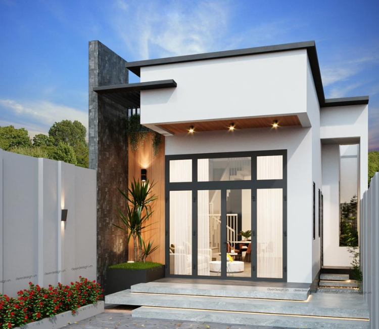 Mẫu nhà cấp 4 nông thôn 250 triệu đơn giản