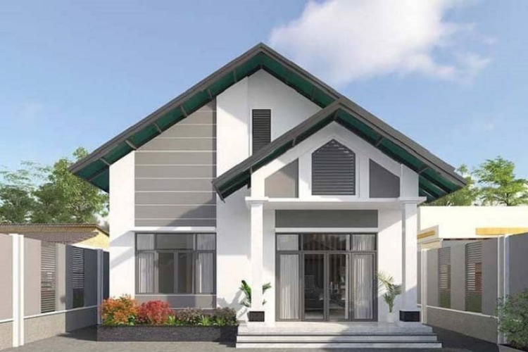 Mẫu nhà cấp 4 nông thôn 250 triệu mái tôn giá rẻ