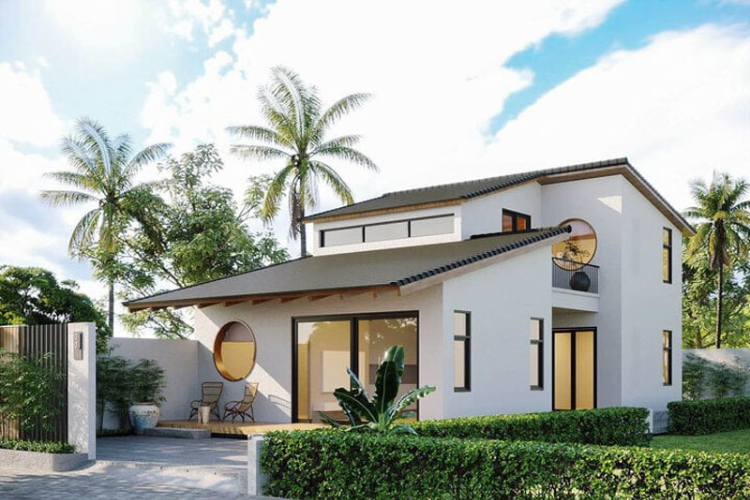 Mẫu nhà cấp 4 nông thôn 250 triệu mái tôn tiết kiệm chi phí