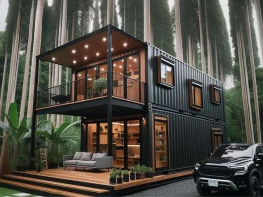 Mẫu nhà container 150 đẹp, sang trọng, đầy đủ tiện nghi