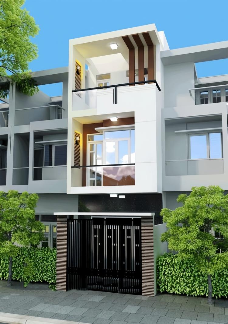 Mẫu nhà ống 3 tầng đẹp với diện tích 5x20 